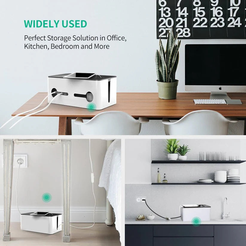 صندوق UGREEN لتنظيم الكابلات – تصميم أنيق وآمن للأطفال