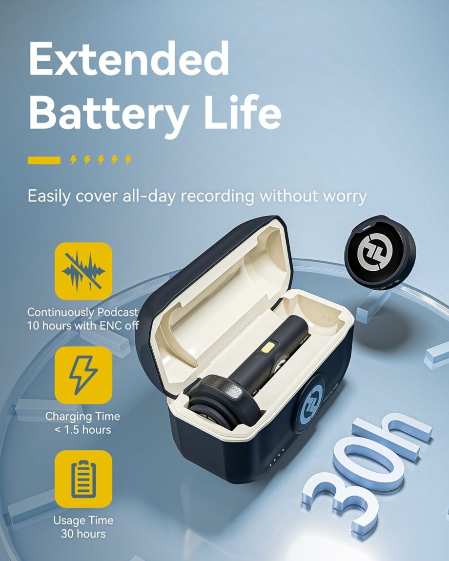 Hollyland Lark M2 Noise Cancellation Wireless Lavalier Microphone – USB C Version (Pre-Order)