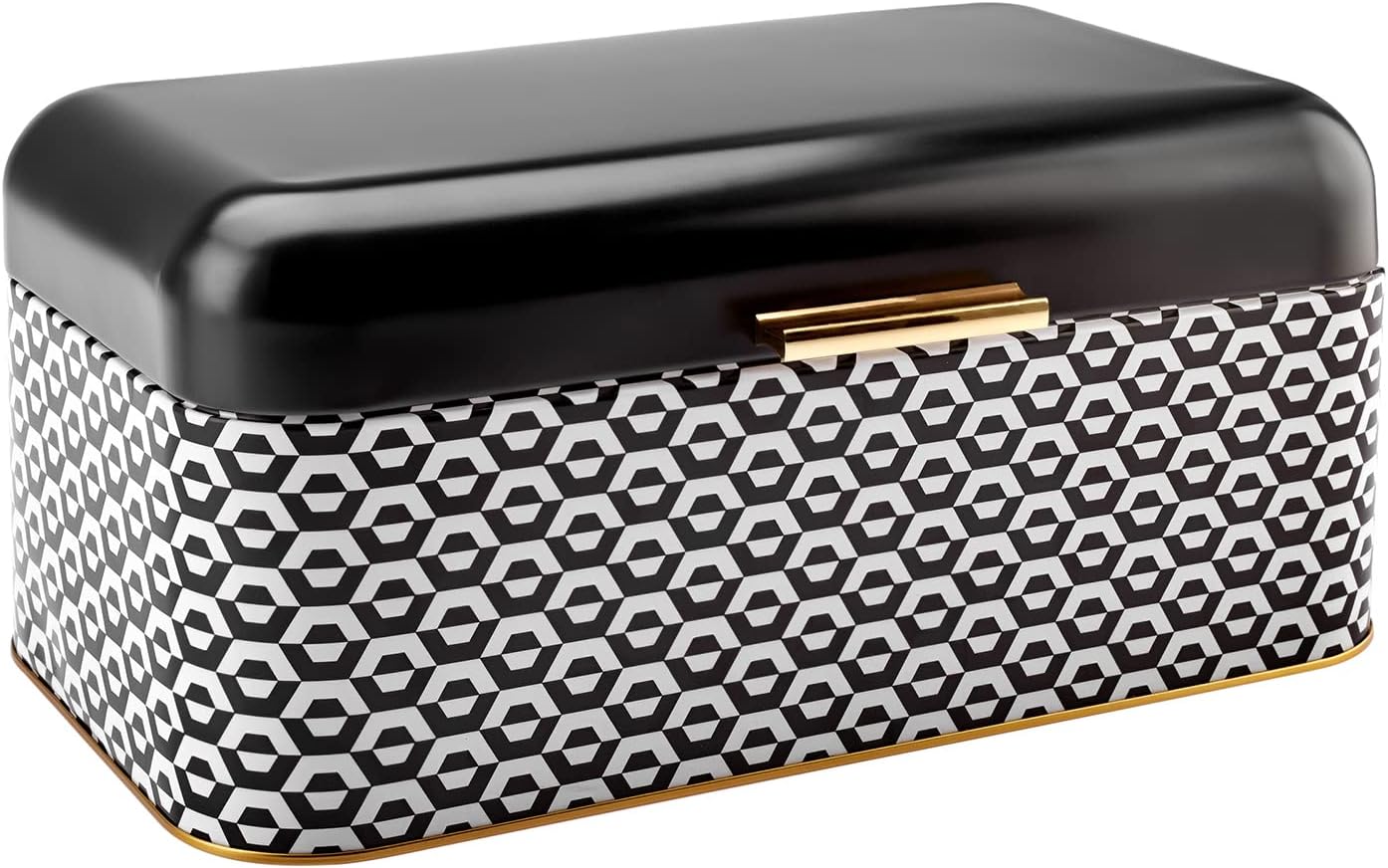KARACA Playful Bread Box Black – Modern & Stylish