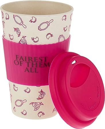 من فانكو Funko Disney: Colour Block: Bamboo Lidded Mug: Fairest Of Them All كوب بغطاء من الخيزران