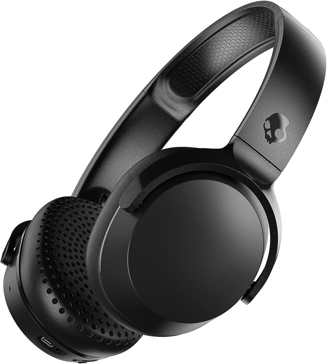 Skullcandy Riff 2 Wireless On-Ear Headphones: 34 Hr Battery, Mic - Black