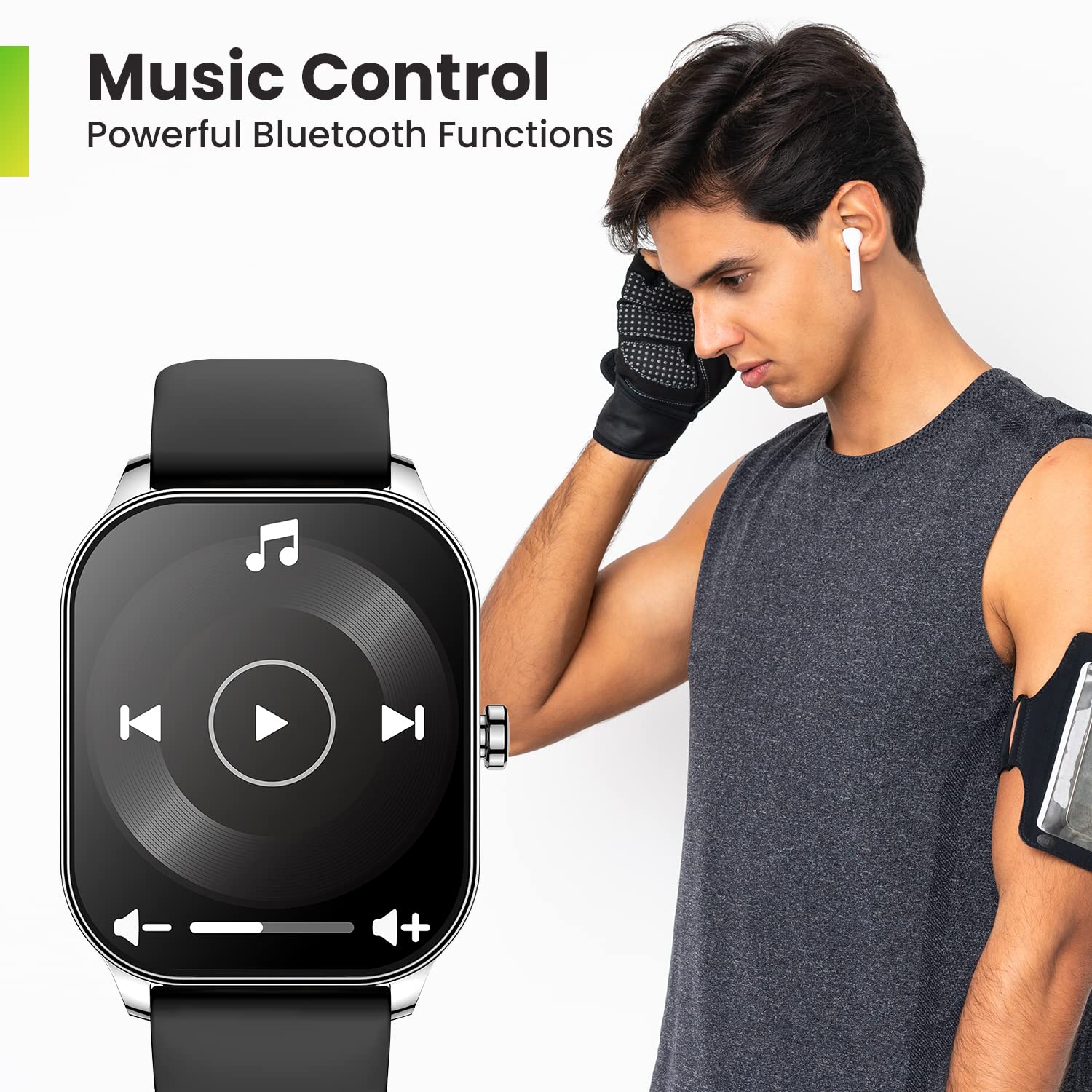 ساعة امازفيت بوب الذكية مع شاشة امولد مقاس 1.96 بوصة