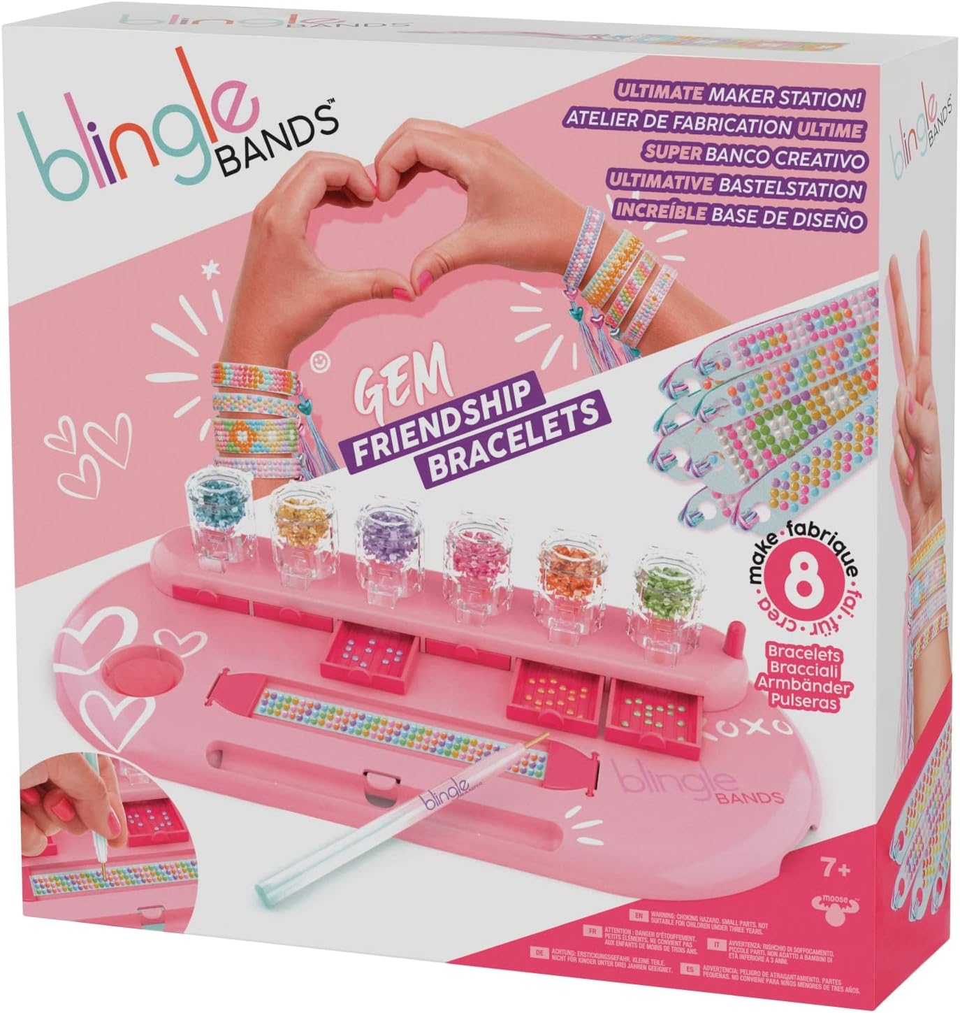 Moose Create Stunning Gem Friendship Bracelets with Blingle Deluxe