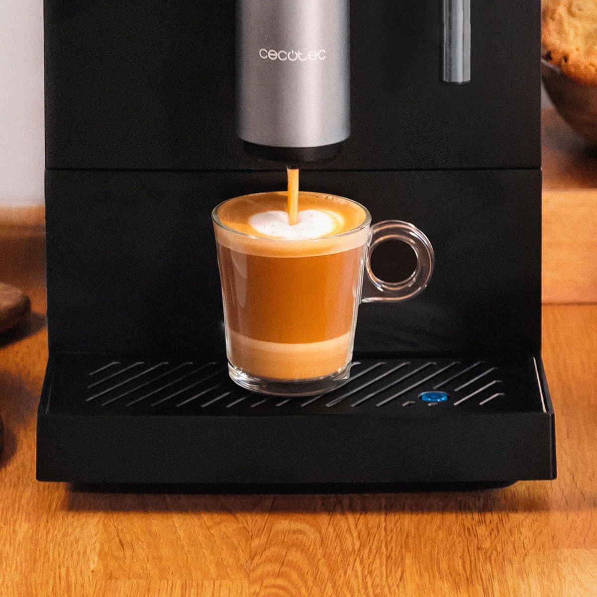 Cecotec Cremmaet Compact Steam Super Automatic Coffee Machine with Grinder 19 Bar