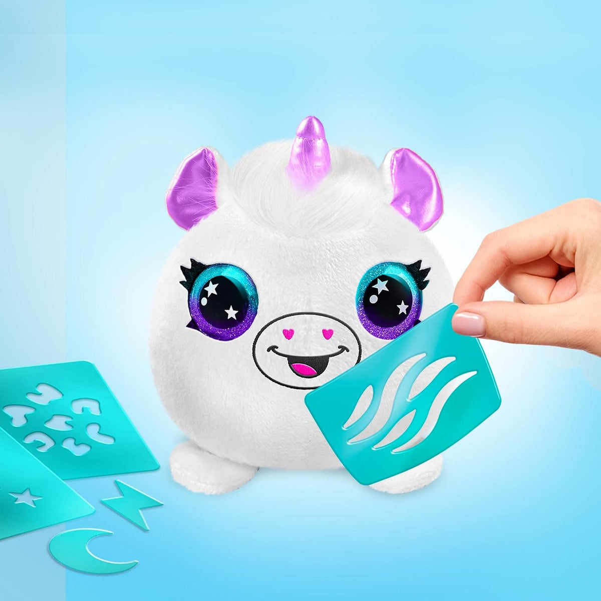 مجموعة Canal Toys – Airbrush Plush Mini 2 لتزيين الدمى