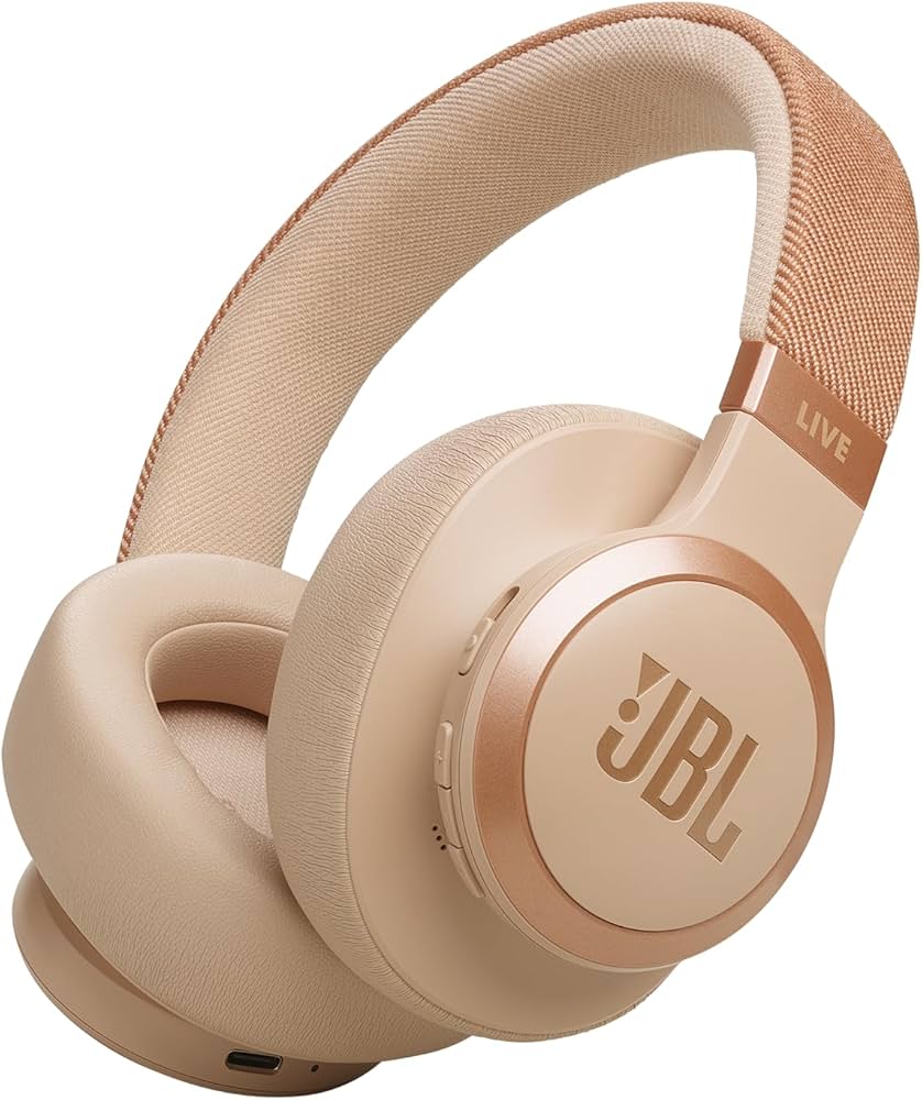 سماعات اللاسلكية فوق الأذن بتقنية الغاء الضوضاء JBL Live
