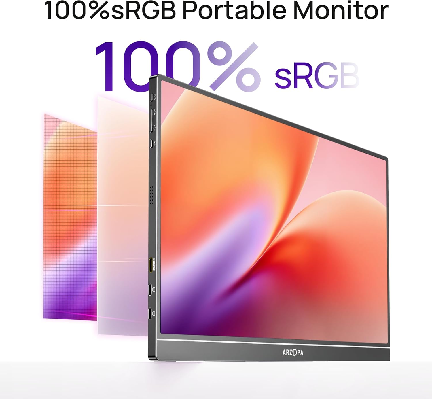 شاشة Arzopa Z1C محمولة 16.1" FHD | 100% sRGB