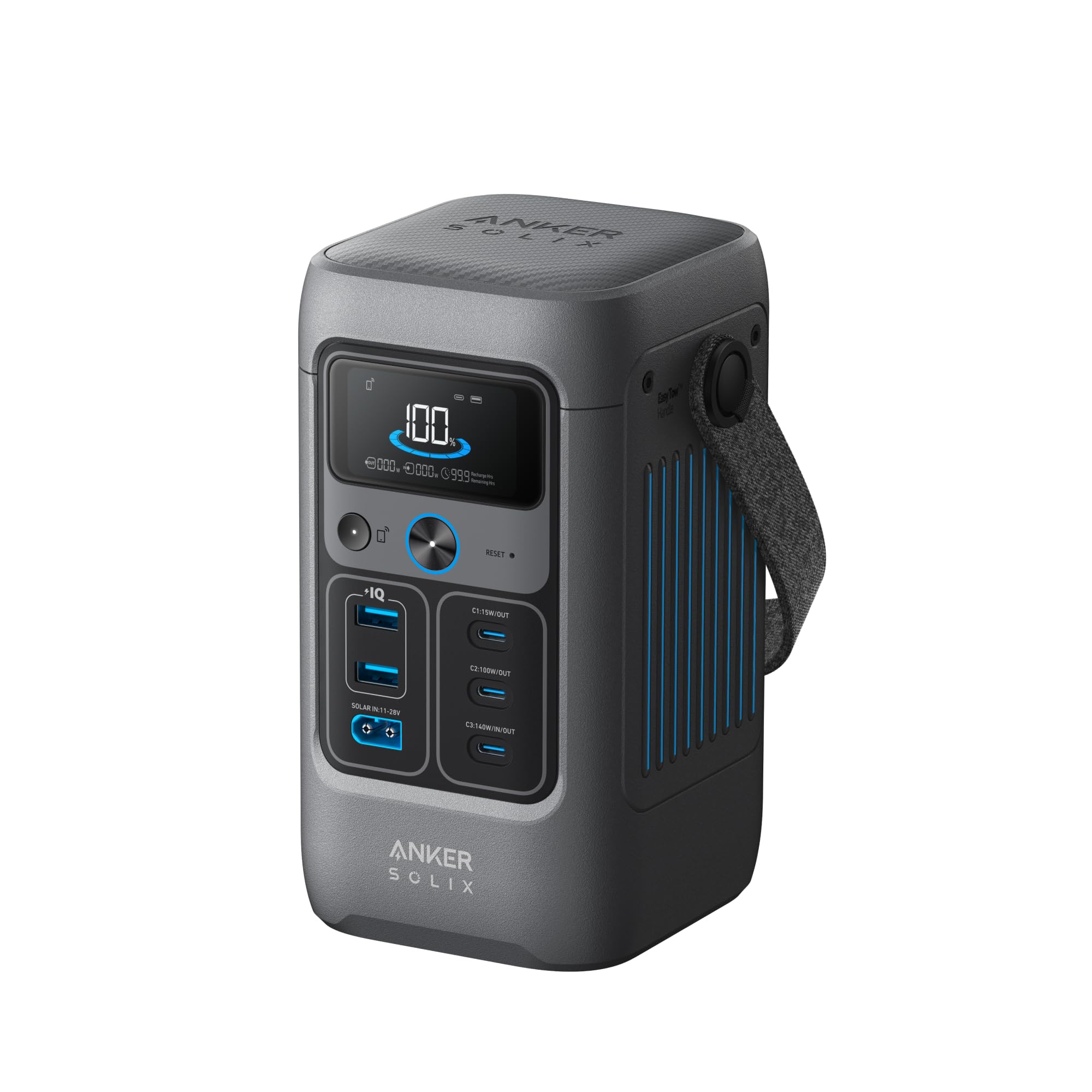 بنك الطاقة Anker SOLIX C200 DC - محطة طاقة محمولة بقوة 200 واط
