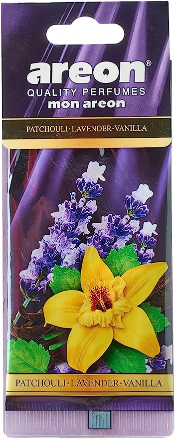 Areon Mon card freshener - patchouli Lavender Vanilla- for car