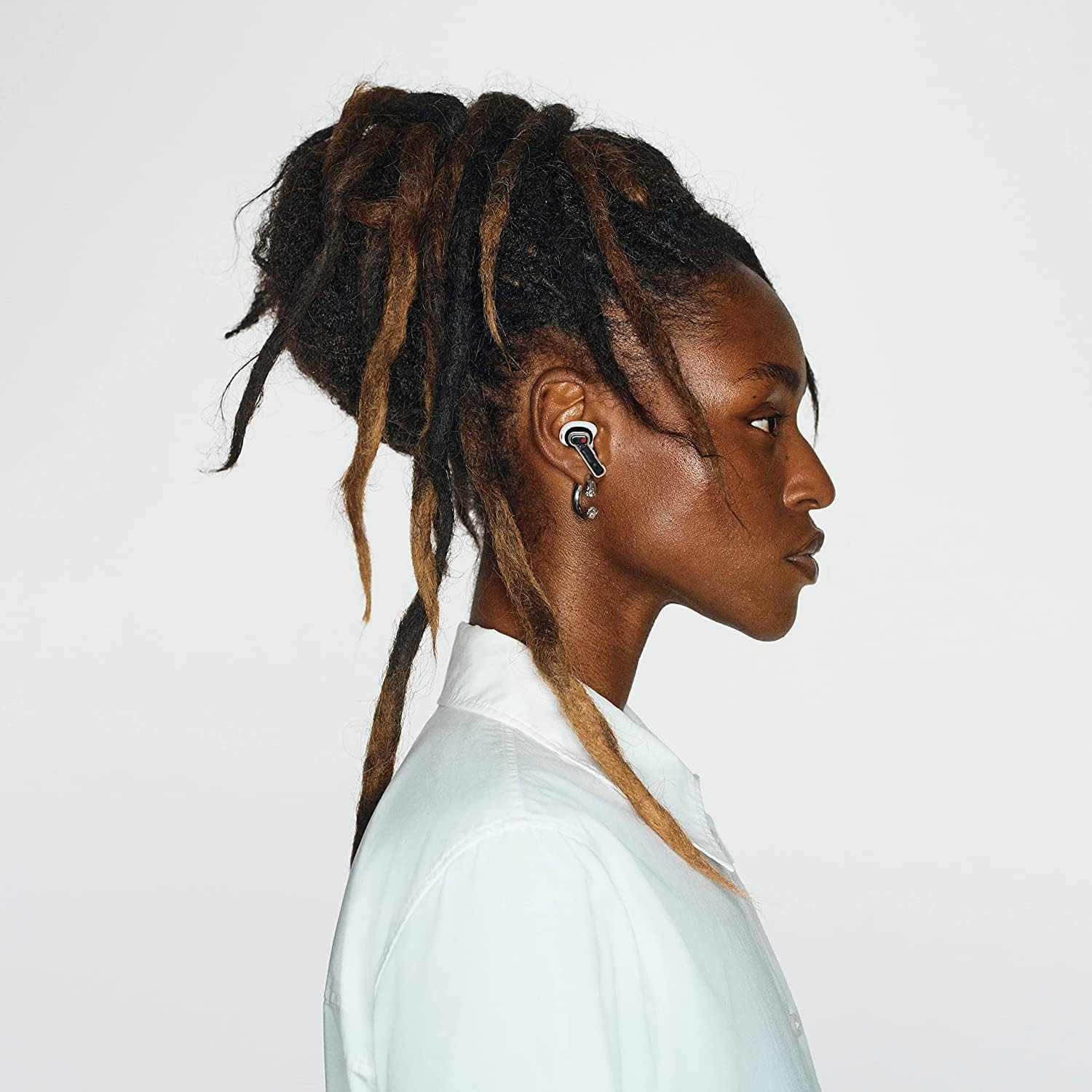 سماعات أذن لاسلكية Nothing Ear Stick بتقنية البلوتوث 5.2 / وقت تشغيل 29 ساعة IP54 مقاومة للماء والصوت - أسود