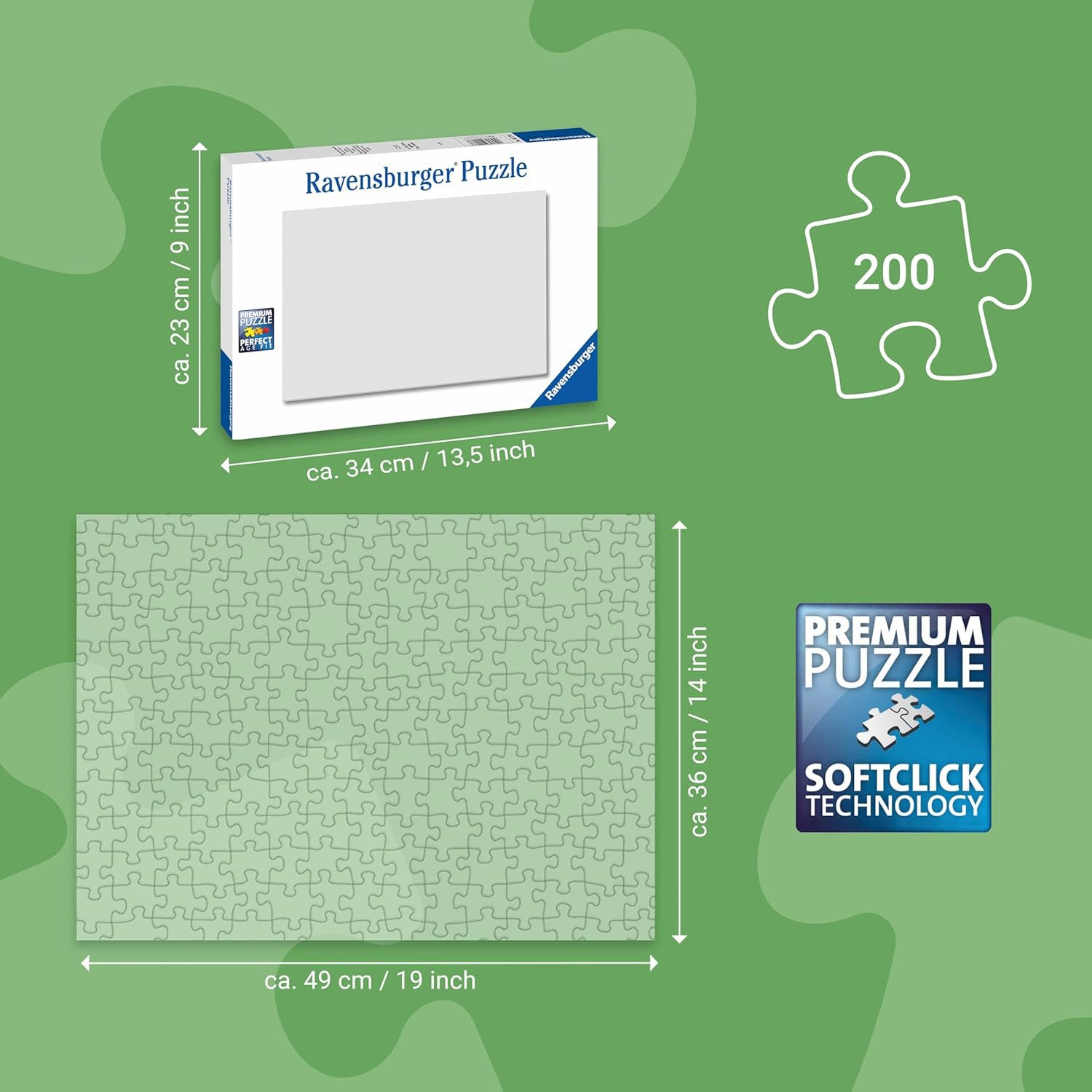 أحجية Ravensburger 200 قطعة XXL - Deer