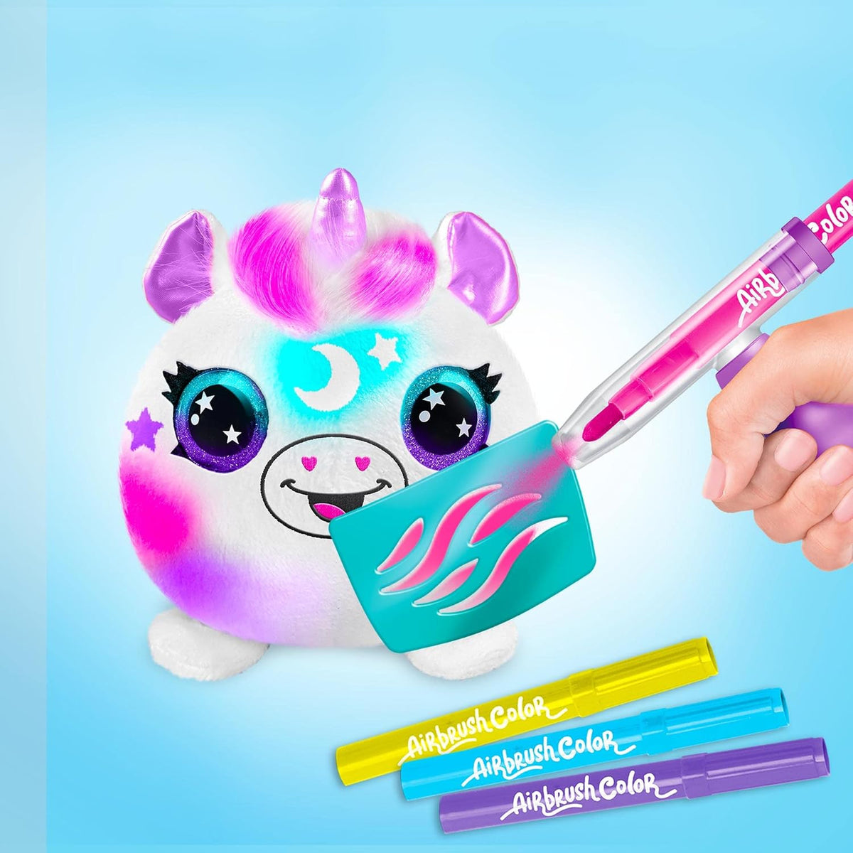 مجموعة Canal Toys – Airbrush Plush Mini 2 لتزيين الدمى
