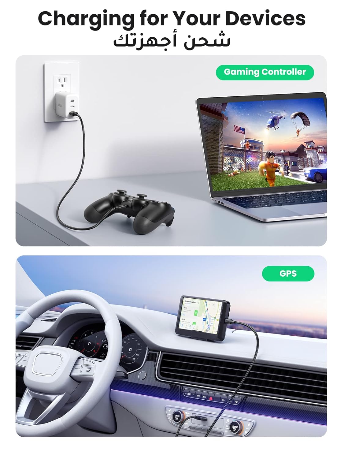 كابل يو اس بي 2.0 ايه ذكر إلى ميني 5 سنون ذكر يوجرين - أسود