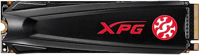 وحدة تخزين XPG Gammix S5 SSD بسعة 512 جيجابايت PCIe 3D NAND PCIe Gen3x4 M.2 2280 NVMe 1.3 قراءة وكتابة حتى 2100/1500 ميجابايت/ثانية (AGAMMIXS5-512GT-C)