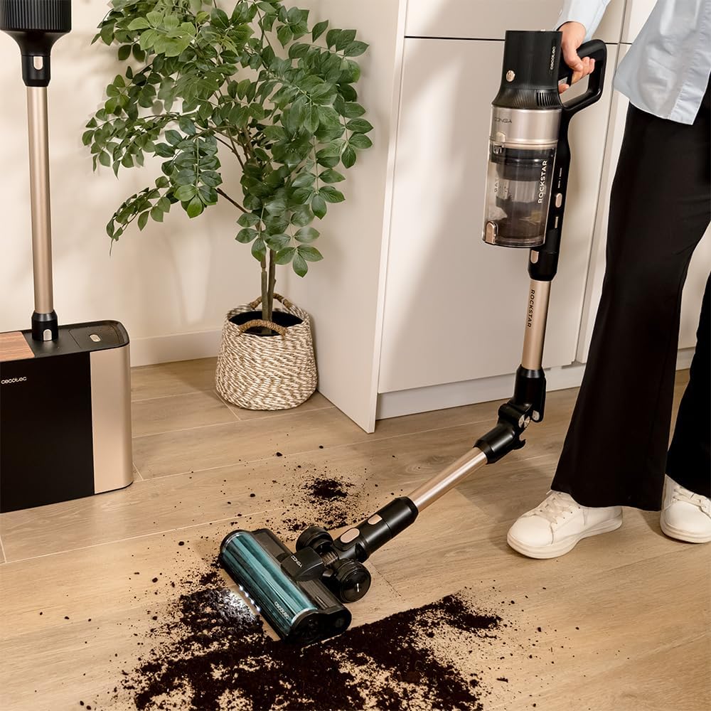 Cecotec Conga Rockstar 5500 Wireless Vacuum Cleaner - 220AW Self-Emptying Station