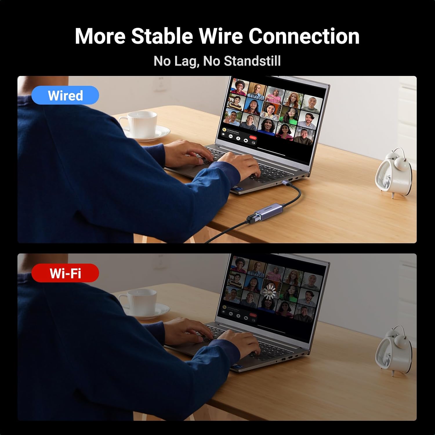 UGREEN USB 3.0 to Gigabit Ethernet Adapter – Aluminum Shell