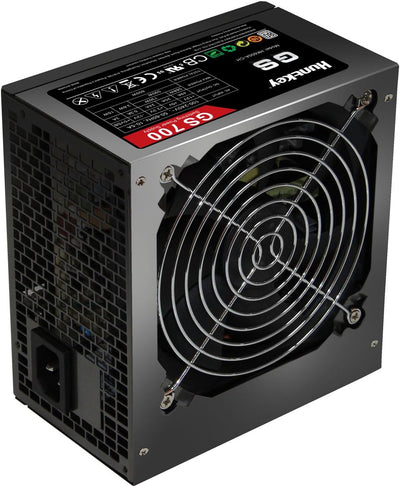 مزود طاقة Huntkey GS-700 بقوة 700 واط +12V مسار واحد - أسود