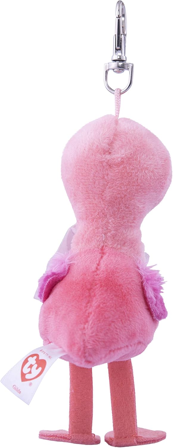 Beanie Boos Gilda - Pink Flamingo Plush Key Clip Toy