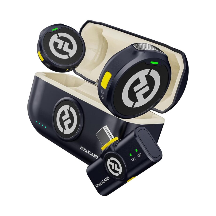 ميكروفون هوليلاند لارك M2 لاسلكي مع إلغاء الضوضاء – نسخة USB C