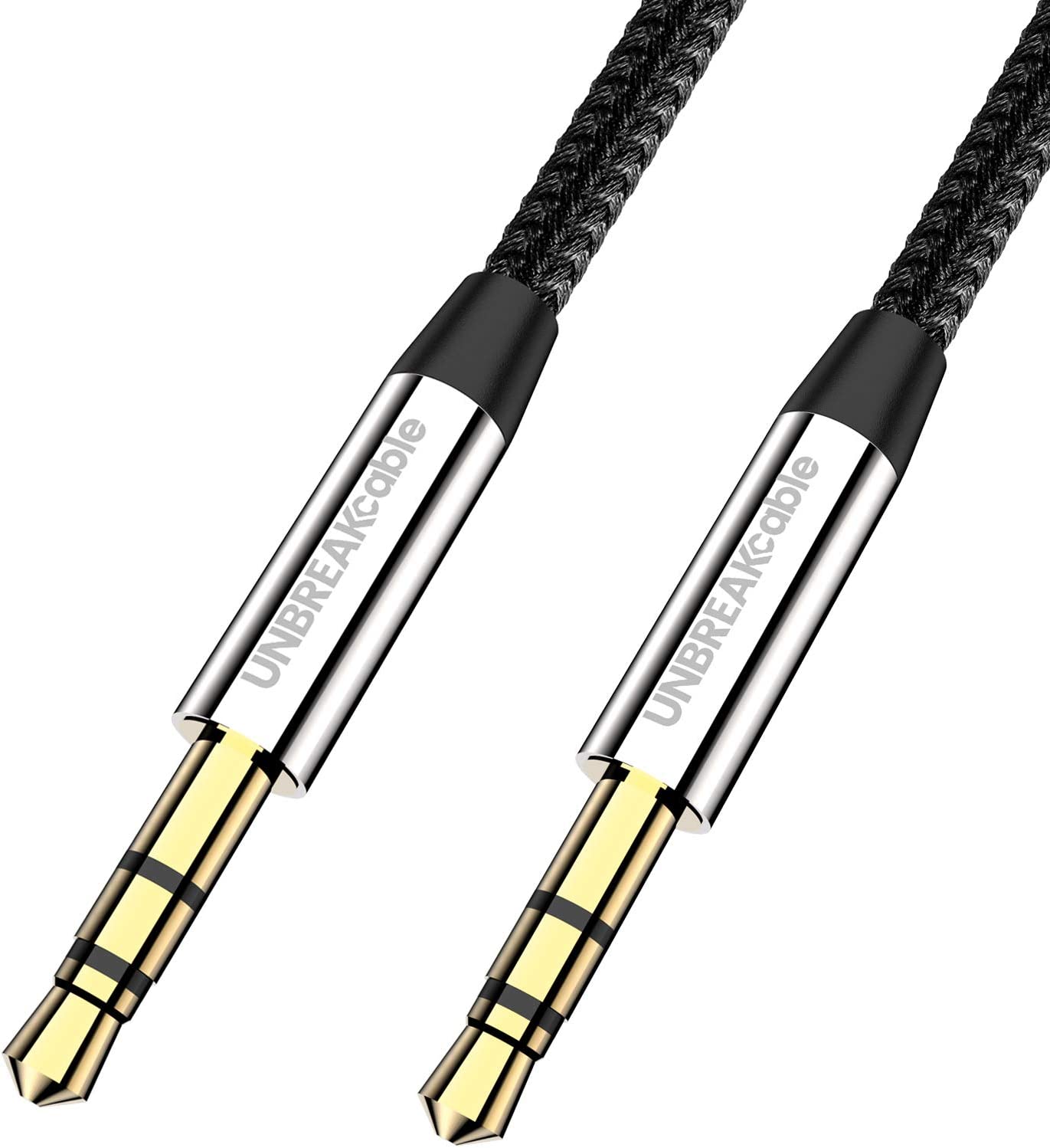 كابل صوت Anker 3.5 ملم ذكر إلى ذكر بطول 4 أقدام، عبوة غير متصلة بالإنترنت، الإصدار 2 بدون خطاف