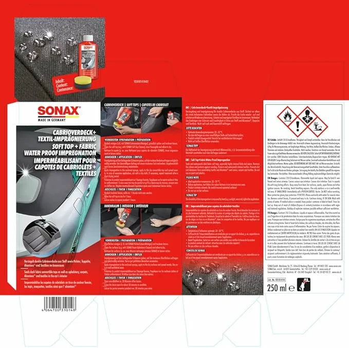سوناکس سوفت توب + فابريك لمنع تسرب المياه 250 مل