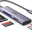 قارئ كروت USB-C 4 في 1 من UGREEN بمنفذ CF/SD/TF/MS