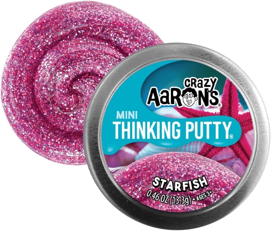 Crazy Aaron's Mini Tin - Starfish Design - UK Safe