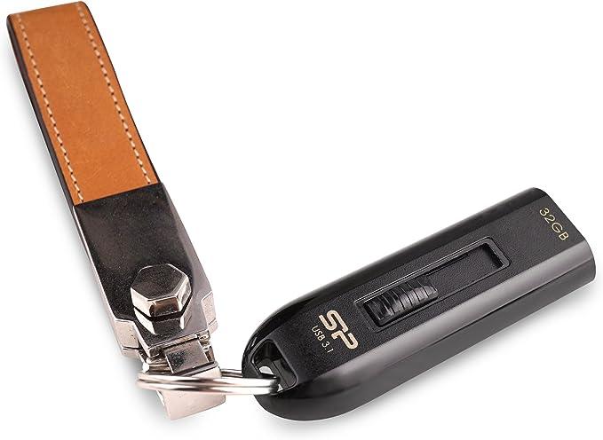 فلاشة يو إس بي من سيليكون باور بسعة 32 جيجابايت - أسود