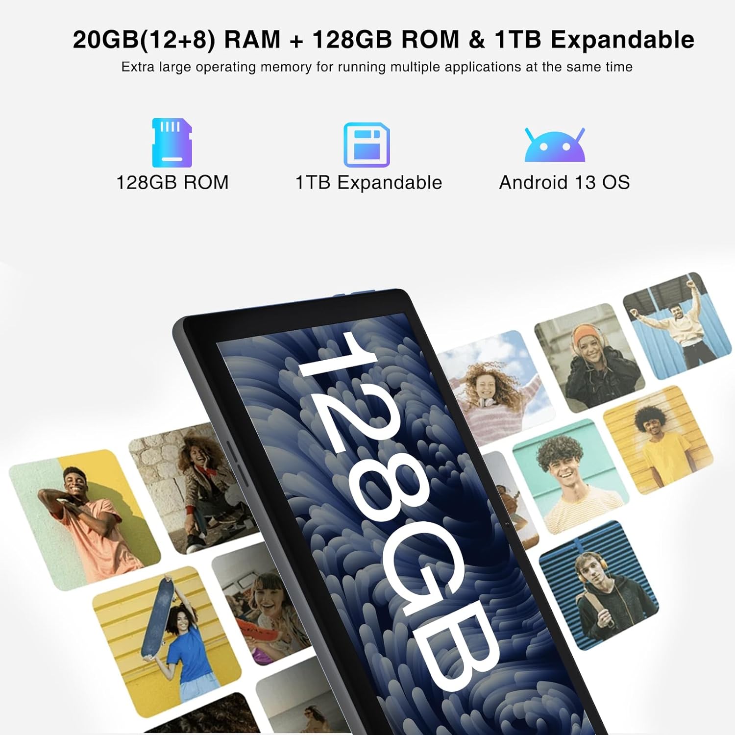تابلت DOOGEE U10 PRO بنظام أندرويد 13، 10 بوصات، 20 جيجابايت و128 جيجابايت