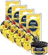 Areon Ken Car Air Freshener - Vanilla Scent, Long-Lasting Fragrance