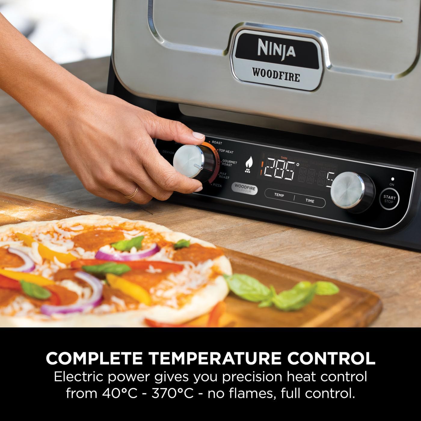 Ninja Woodfire OO101UK Outdoor Pizza Oven & BBQ Smoker