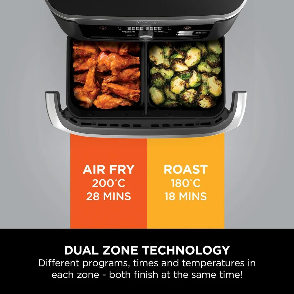 Ninja Foodi FlexDrawer Dual Air Fryer 10.4L AF500ME