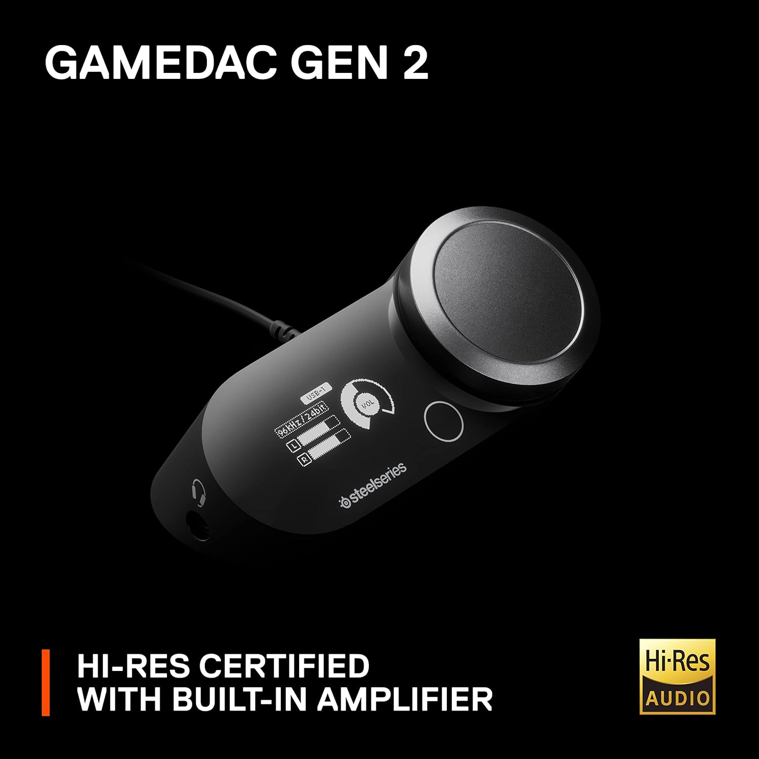 سماعة الألعاب SteelSeries Nova Pro بصوت عالي الدقة + GameDAC الجيل الثاني