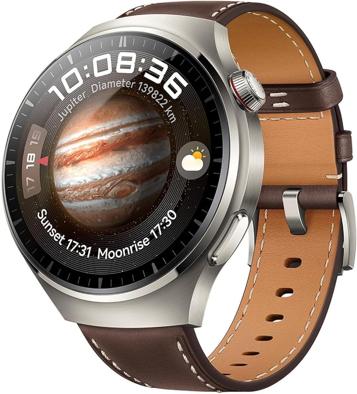 HUAWEI Watch Pro Smartwatch Compatible with Android iOS Broun