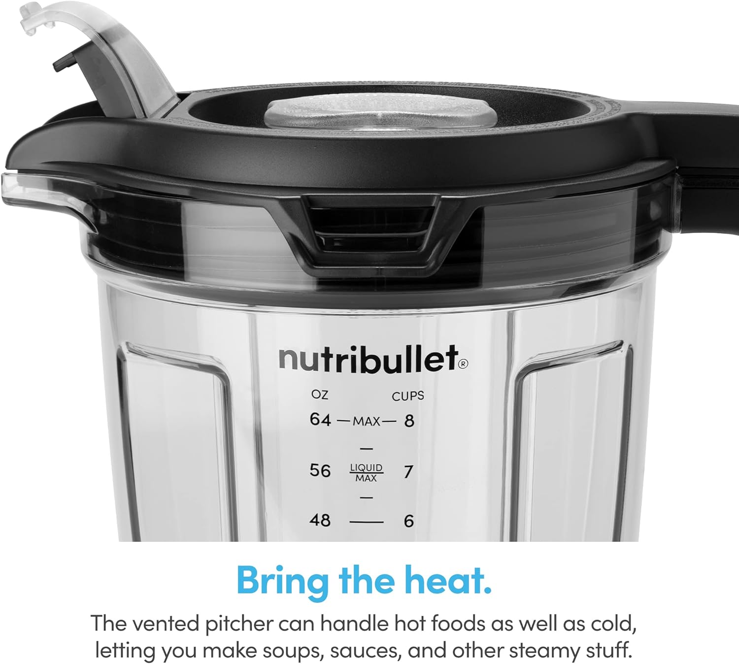 خلاط نوتريبوليت كومبو سمارت تاتش 1500 واط - أسود