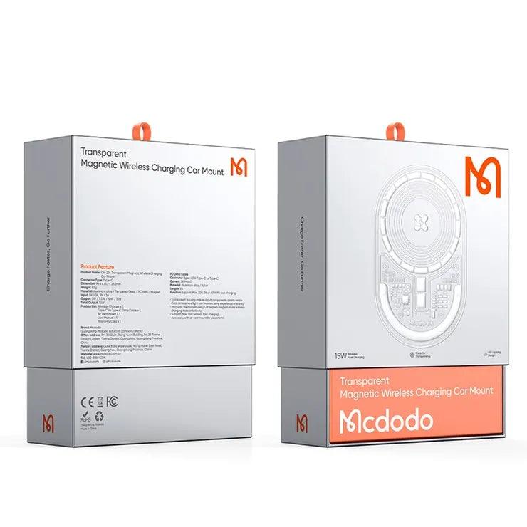 Mcdodo Infrared Wireless Car Charger Mount 15W - Black