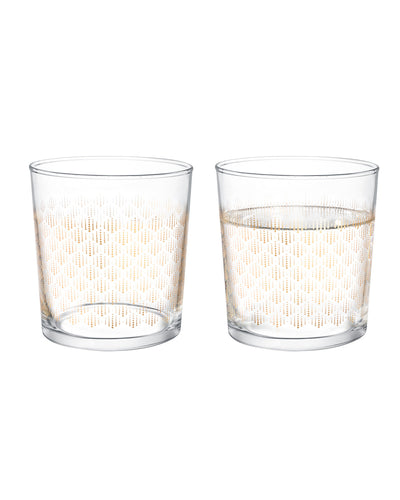 Pierretta-golden Rain 4-piece Water Glass Set - Madame Coco JO
