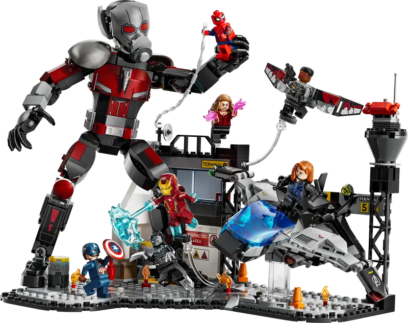 LEGO مارفل - كابتن أمريكا: معركة الحرب الأهلية 76314