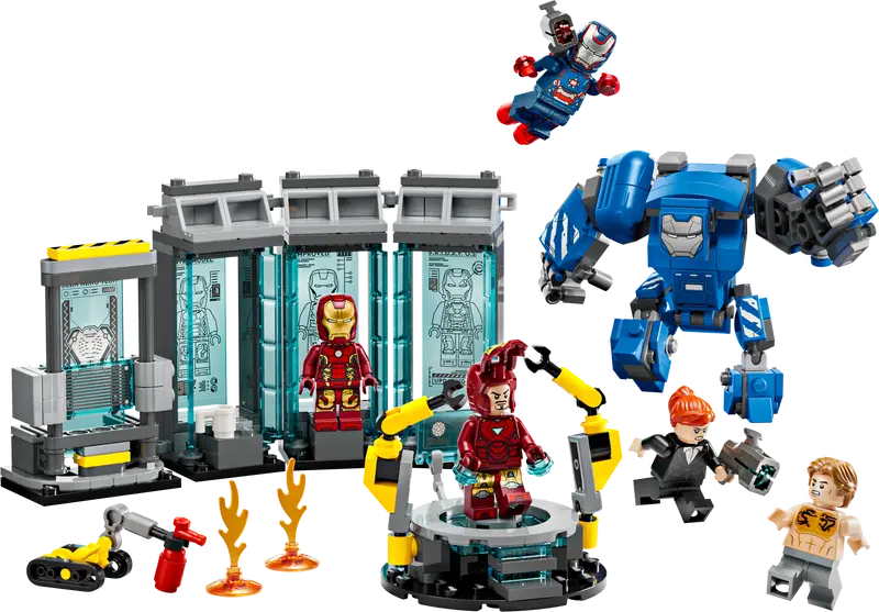 LEGO مارفل - مختبر آيرون مان: قاعة الدروع