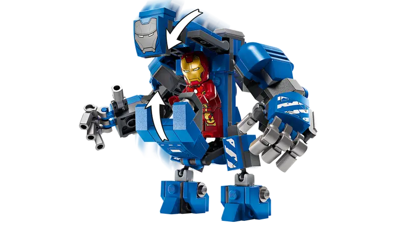 LEGO مارفل - مختبر آيرون مان: قاعة الدروع