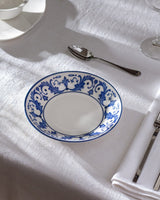Madame Coco Reve Bleu Nuit Dinner Plate 20 Cm Blue White