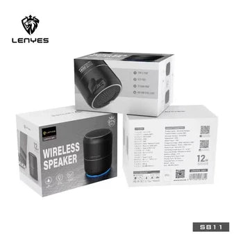 LENYES S811 Wireless Speaker – Deep Bass & Portable LED Design