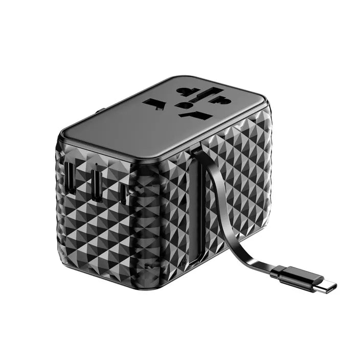 محول باورولوجي العالمي 20 واط ومنفذي 15 واط PD USB A