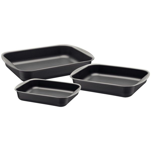 Tramontina Brasil 3-Piece Baking Tray Set – Durable & Non-Stick