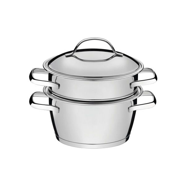 Tramontina Allegra 19cm Two-Tier Steamer Pot