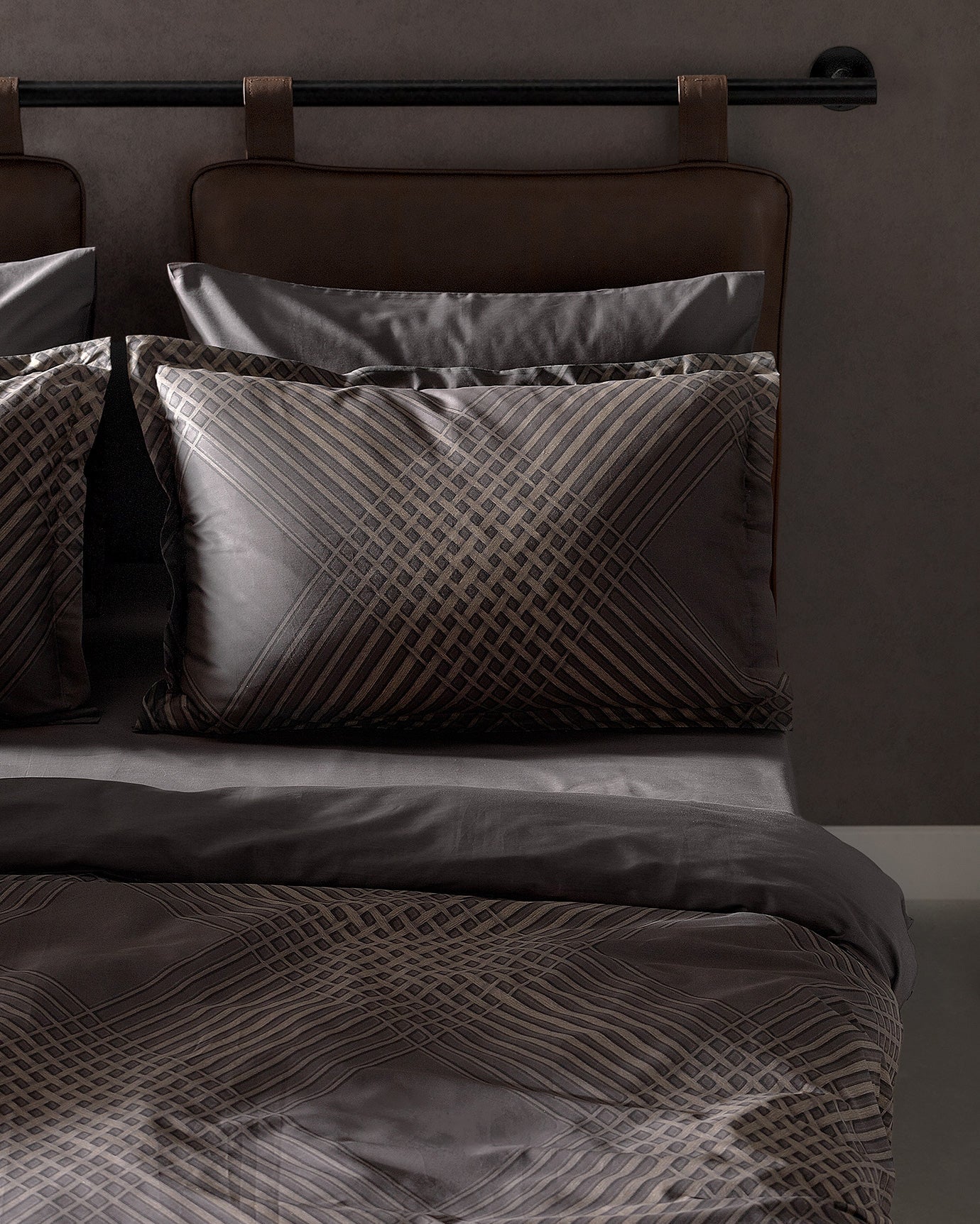 Alcon King Size Luxury Satin Duvet Cover Set - Madame Coco JO