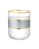 Madame Coco Musette Heike Platinum 4-Piece Water Glass Set – 270ml