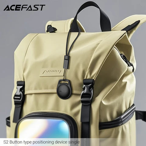 ACEFAST S2 Button Tracker – Apple Find My | MFi Certified | 12-Month Battery | 8g Ultra-Compact | Keys & Bag Locator