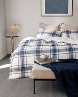 Lacene Kıng Sıze Duvet Cover Set - Ranforce Patterned
