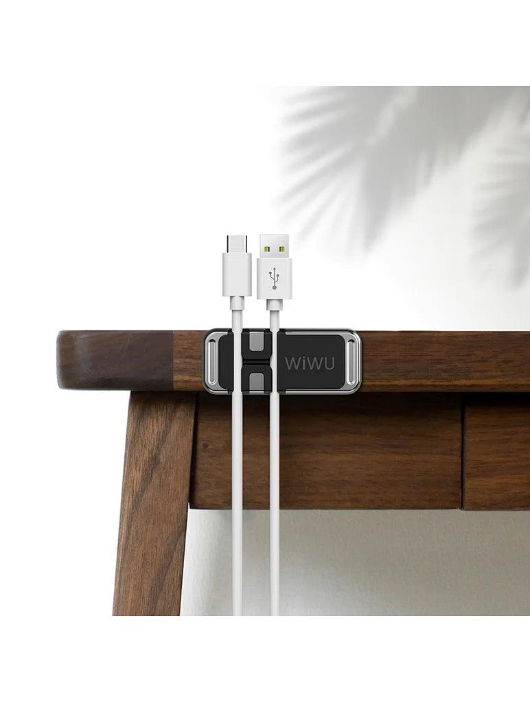 منظم كابلات يو اس بي من ويوو وحامل مشابك الأسلاك للمكتب والسيارة